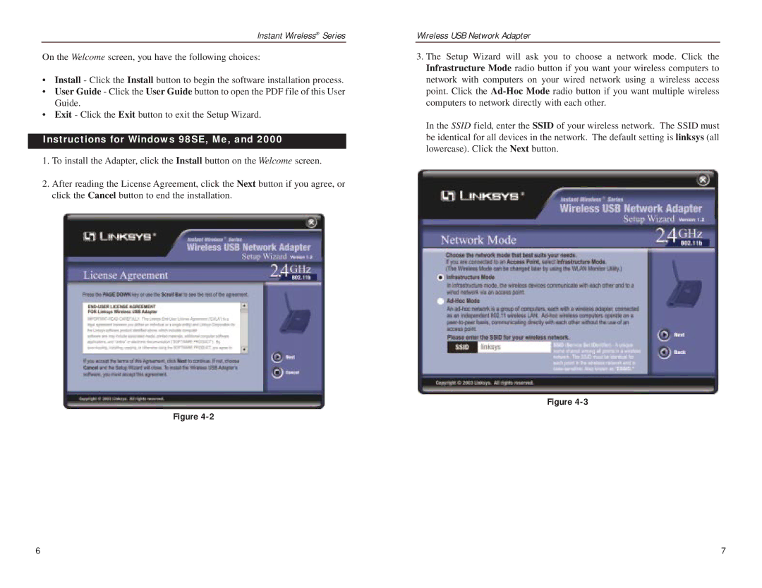 Network Computing Devices WUSB11 manual Instructions for Windows 98SE, Me 