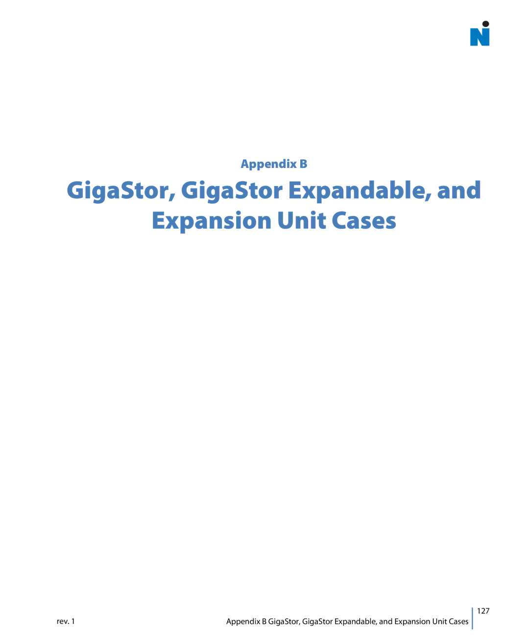 Network Instruments 114ff manual GigaStor, GigaStor Expandable, Expansion Unit Cases 