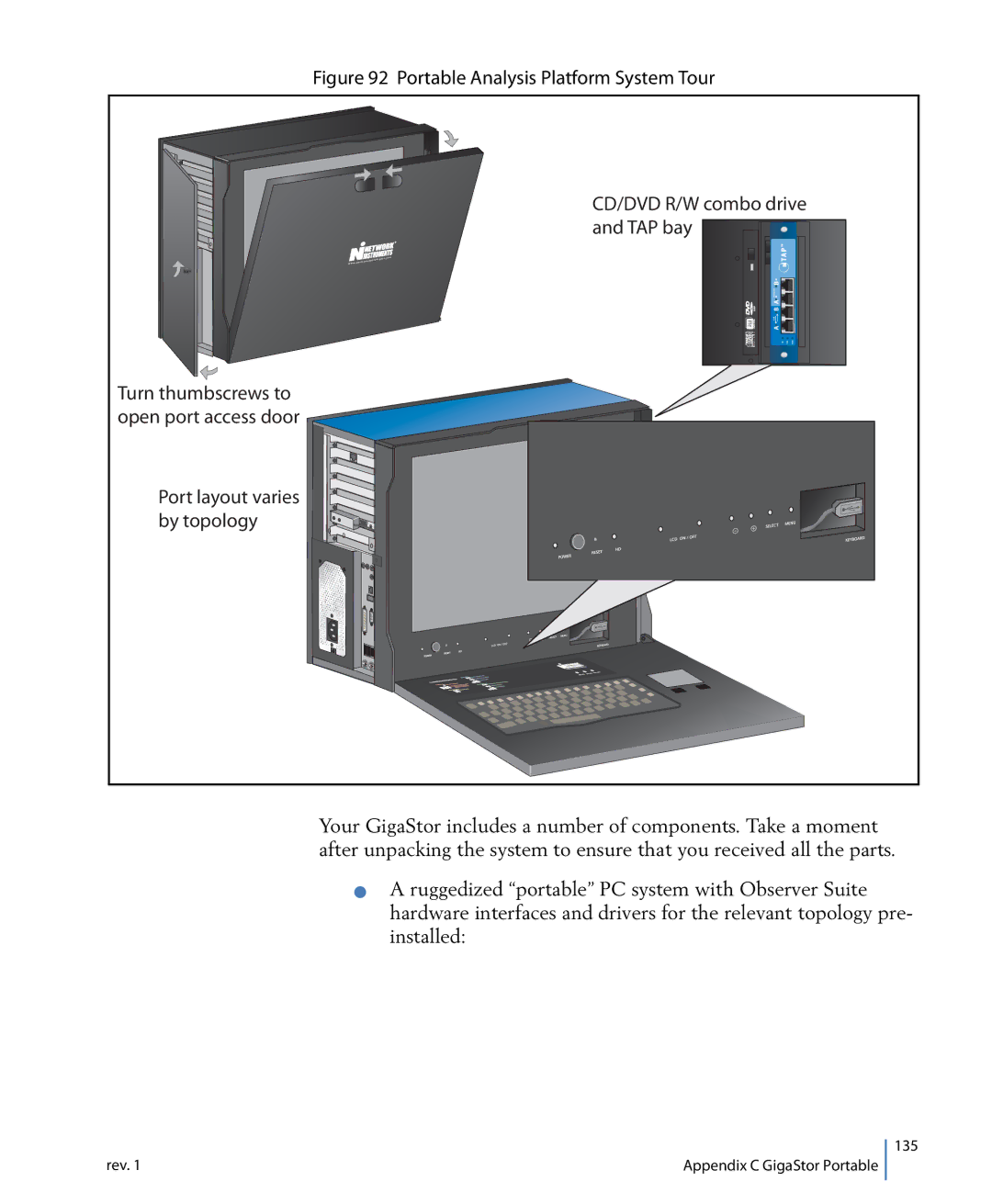 Network Instruments 114ff manual TAP bay 