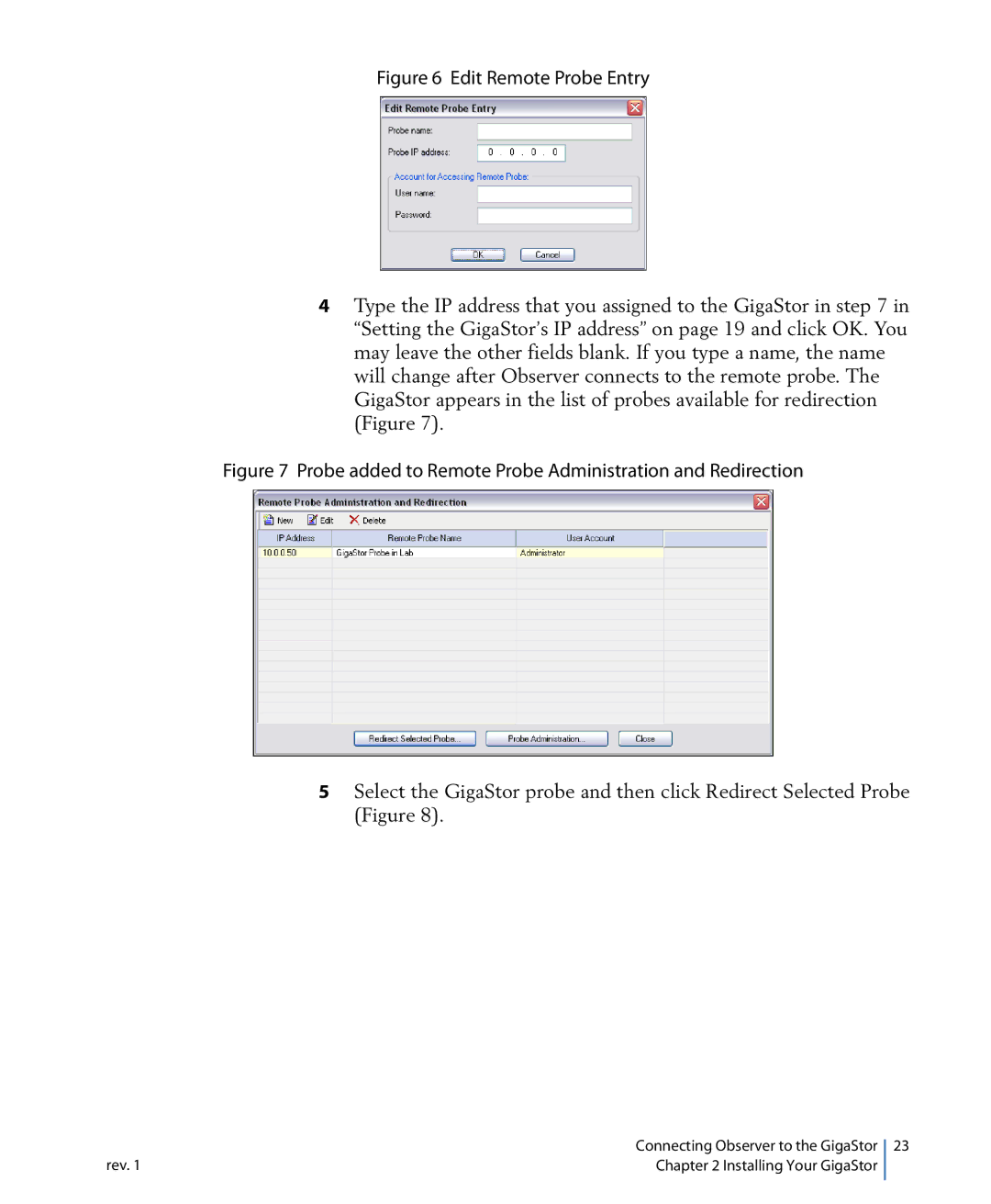 Network Instruments 114ff manual Edit Remote Probe Entry 