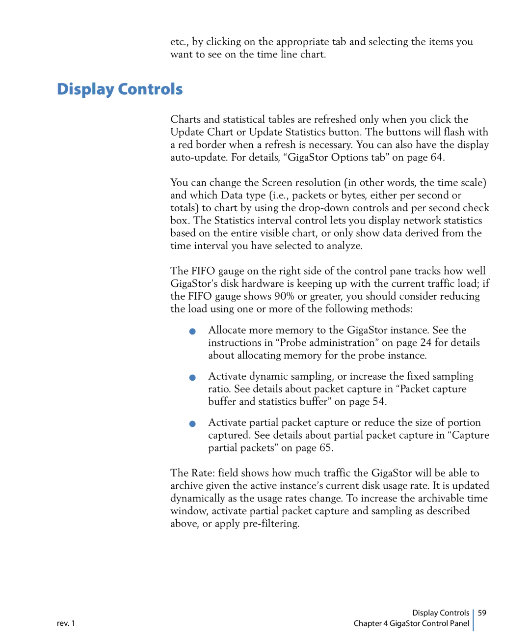 Network Instruments 114ff manual Display Controls 