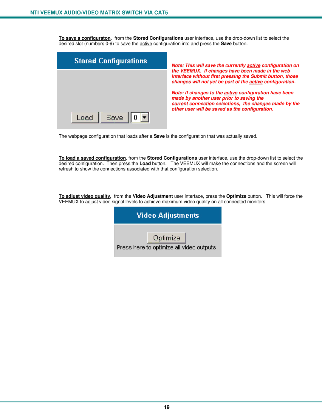 Network Technologies SM-nXm-C5AV-LCD operation manual NTI Veemux AUDIO/VIDEO Matrix Switch VIA CAT5 