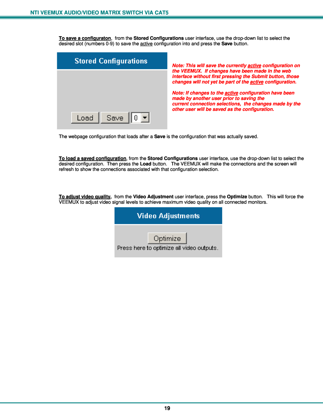 Network Technologies SM-nXm-C5AV-LCD operation manual NTI VEEMUX AUDIO/VIDEO MATRIX SWITCH VIA CAT5 