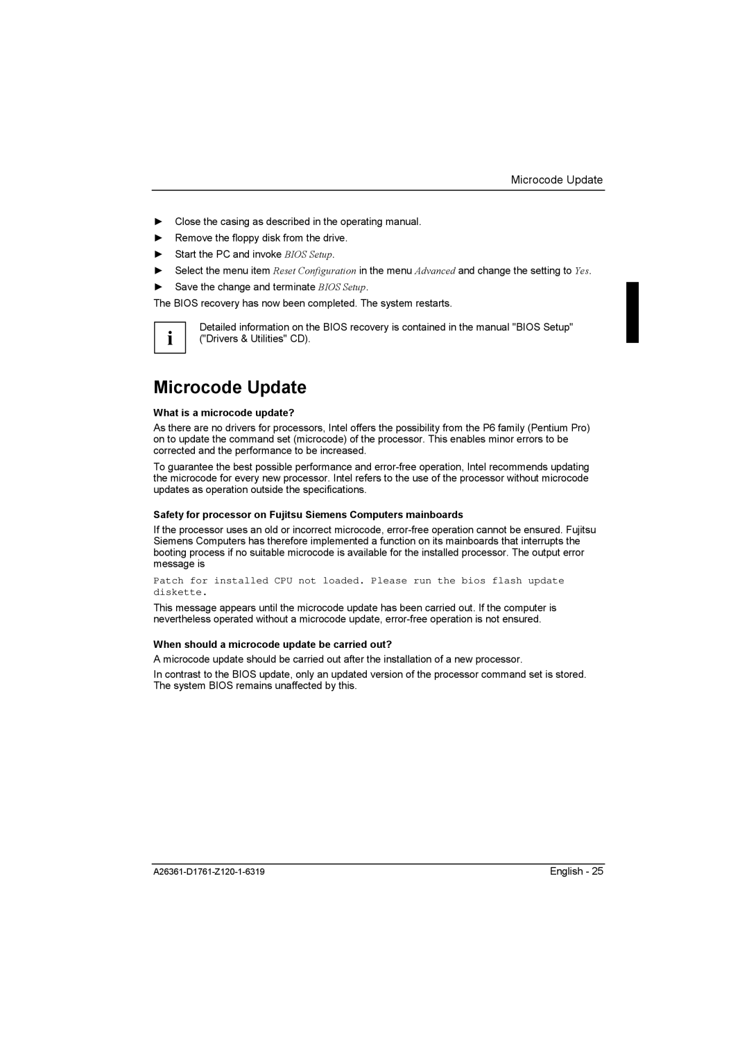 Neumann.Berlin D1761 manual Microcode Update, What is a microcode update?, When should a microcode update be carried out? 