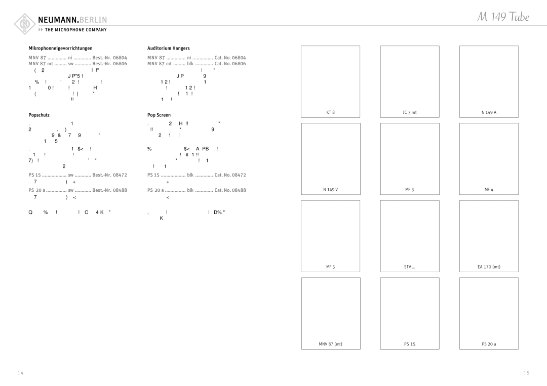 Neumann.Berlin M 149 Tube Mikrophonneigevorrichtungen MNV Best.-Nr MNV 87 mt, Der Rahmendurchmesser beträgt 15 cm 