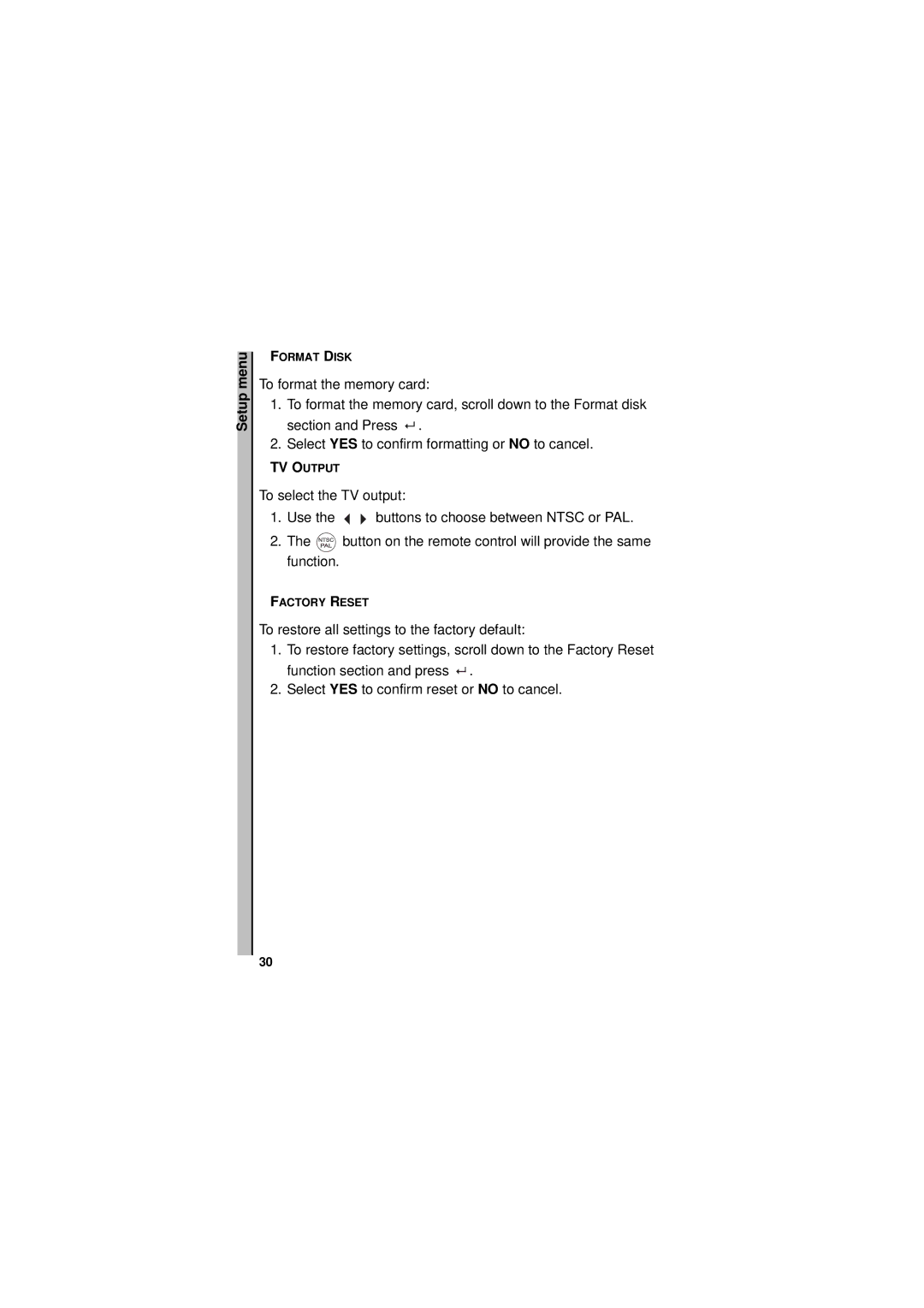 Neuros Audio MPEG-4 manual Format Disk 