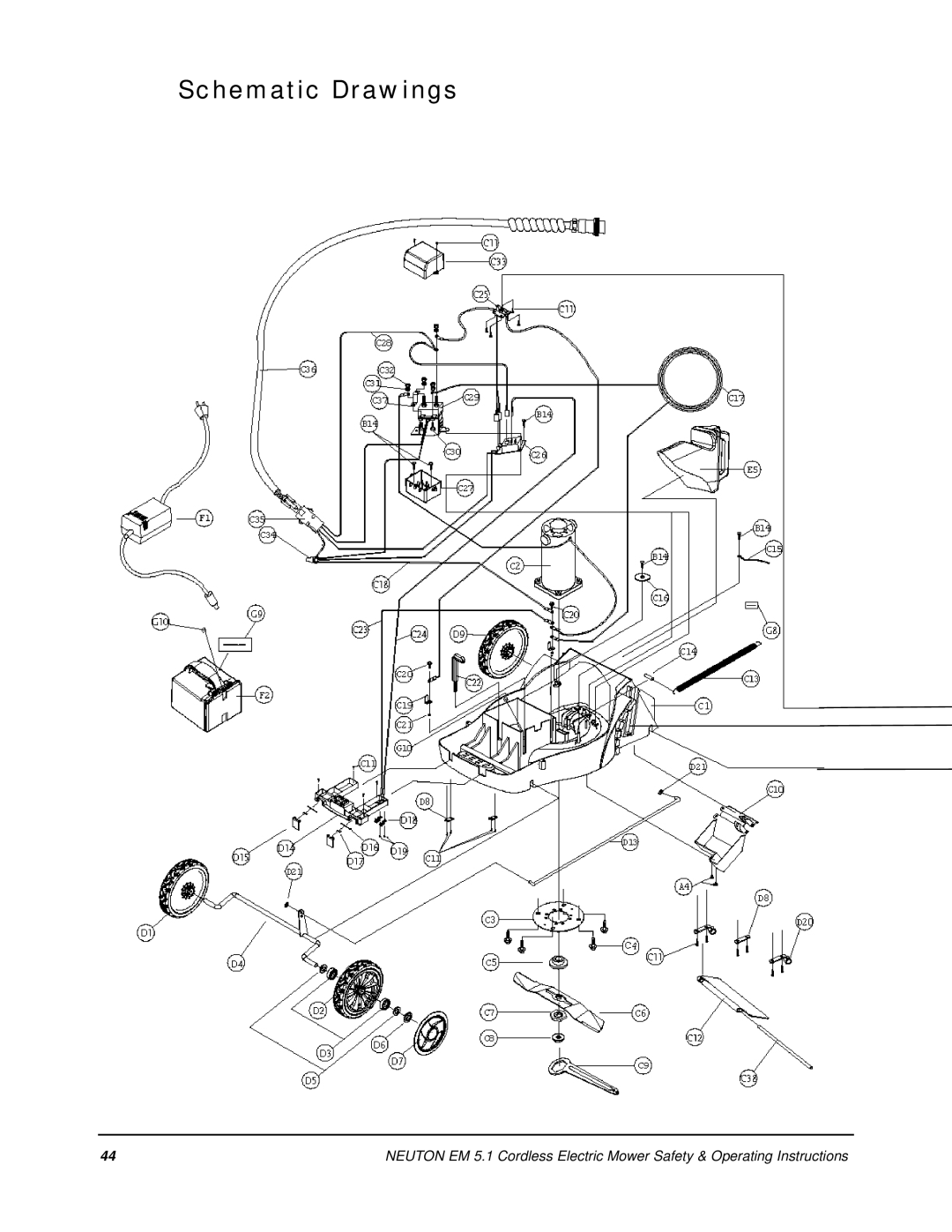 Neuton EM 5.1 manual Schematic Drawings 