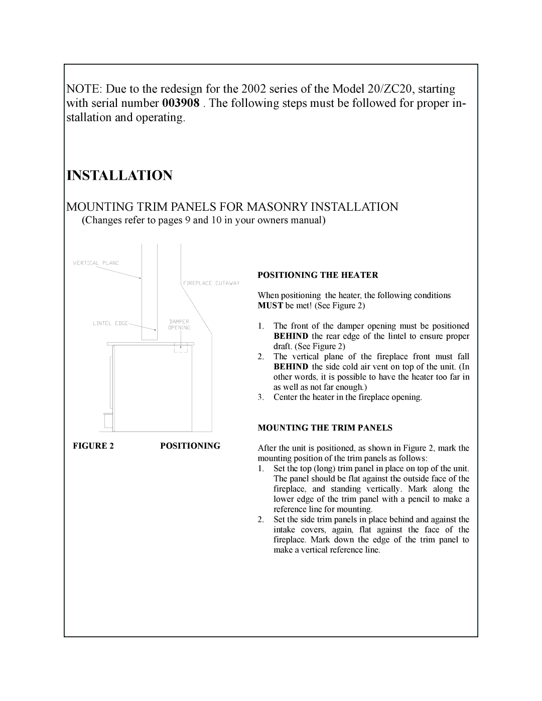 New Buck Corporation 20 Room Heater manual 