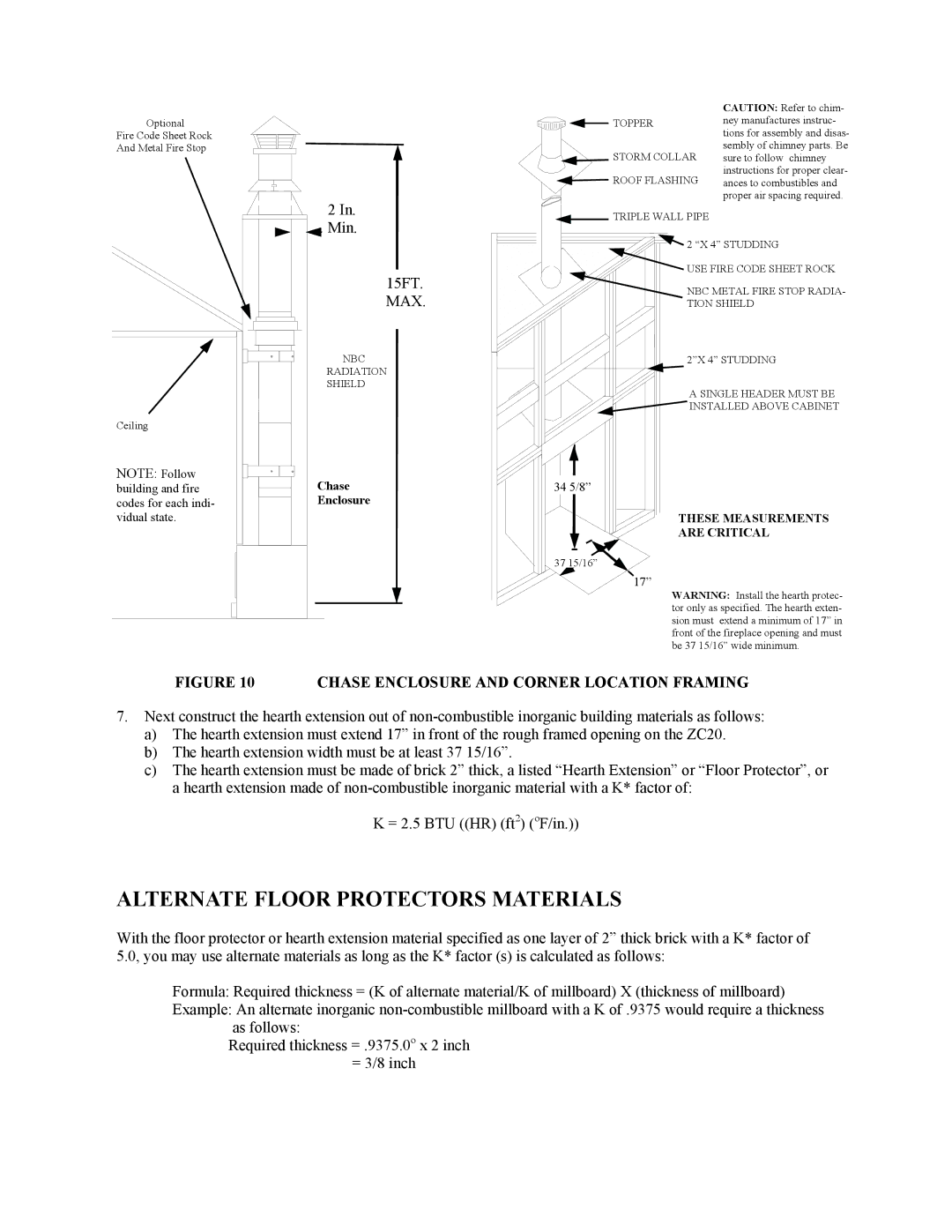 New Buck Corporation 20 Room Heater manual Max 