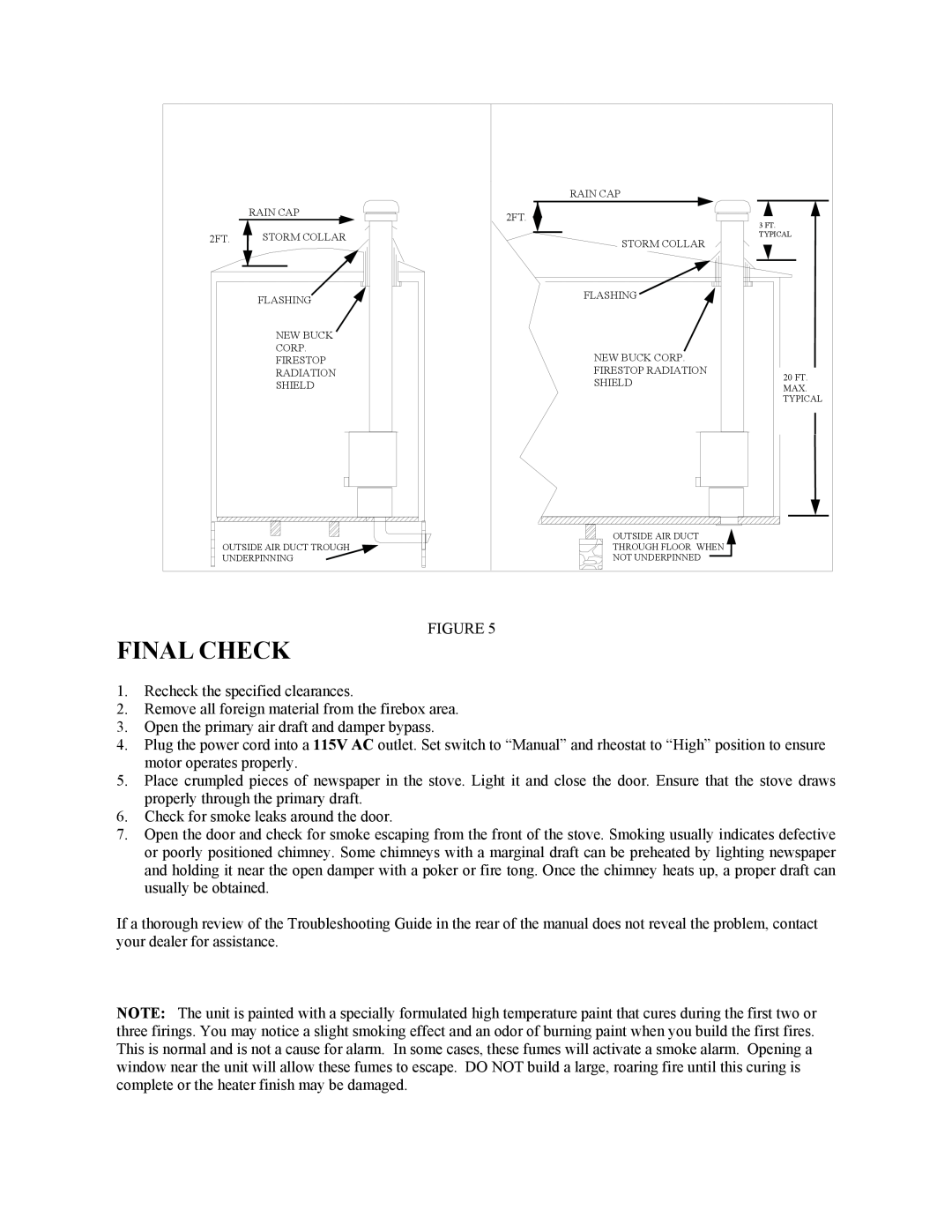 New Buck Corporation 20 Room Heater manual Final Check 