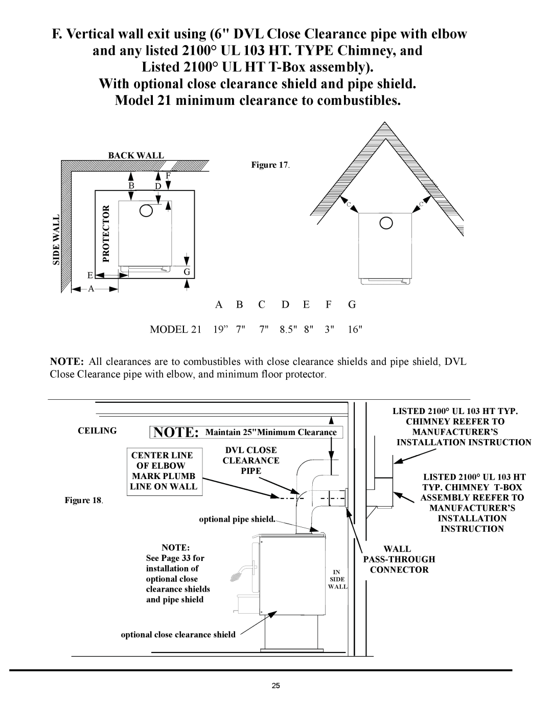 New Buck Corporation installation instructions Listed 2100 UL HT T-Boxassembly 