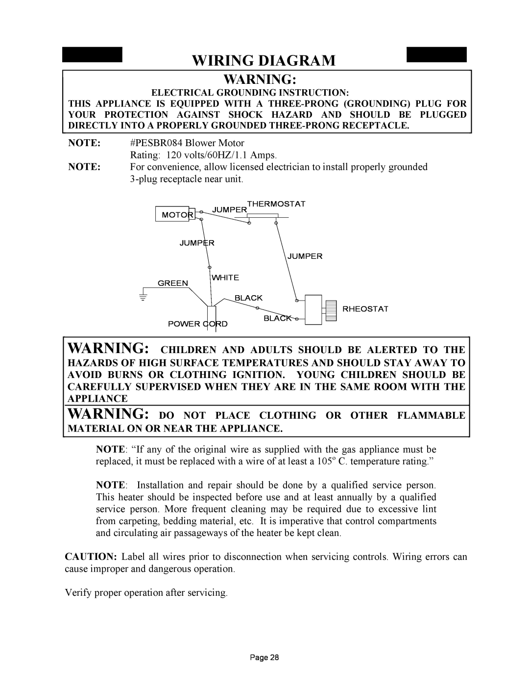 New Buck Corporation 32 manual Wiring Diagram 