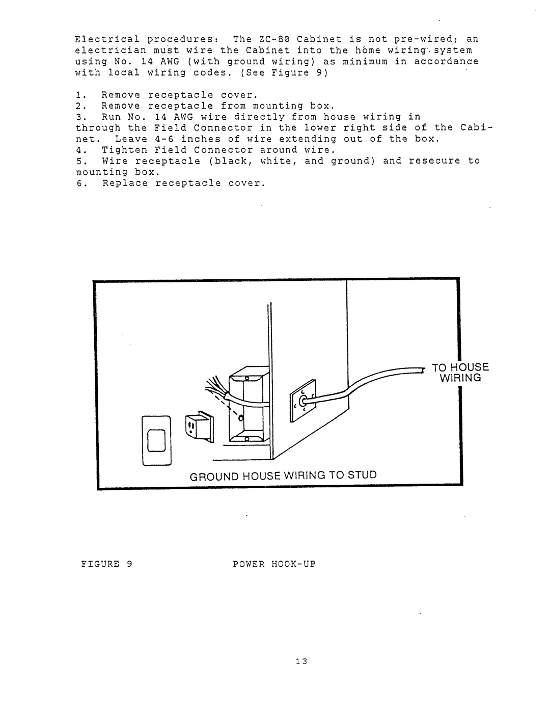 New Buck Corporation 80ZC manual To House Wiring Ground House Wiring to Stud 