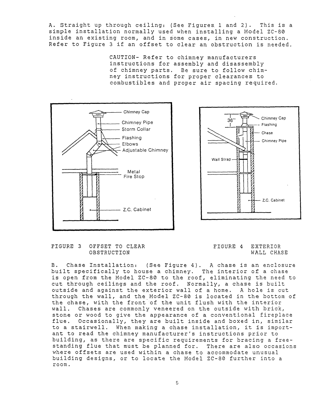 New Buck Corporation 80ZC manual Offset to Clear Obstruction 