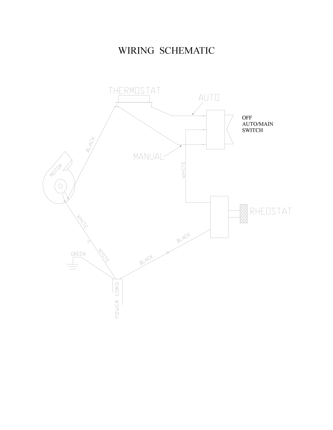 New Buck Corporation 91 manual Wiring Schematic 