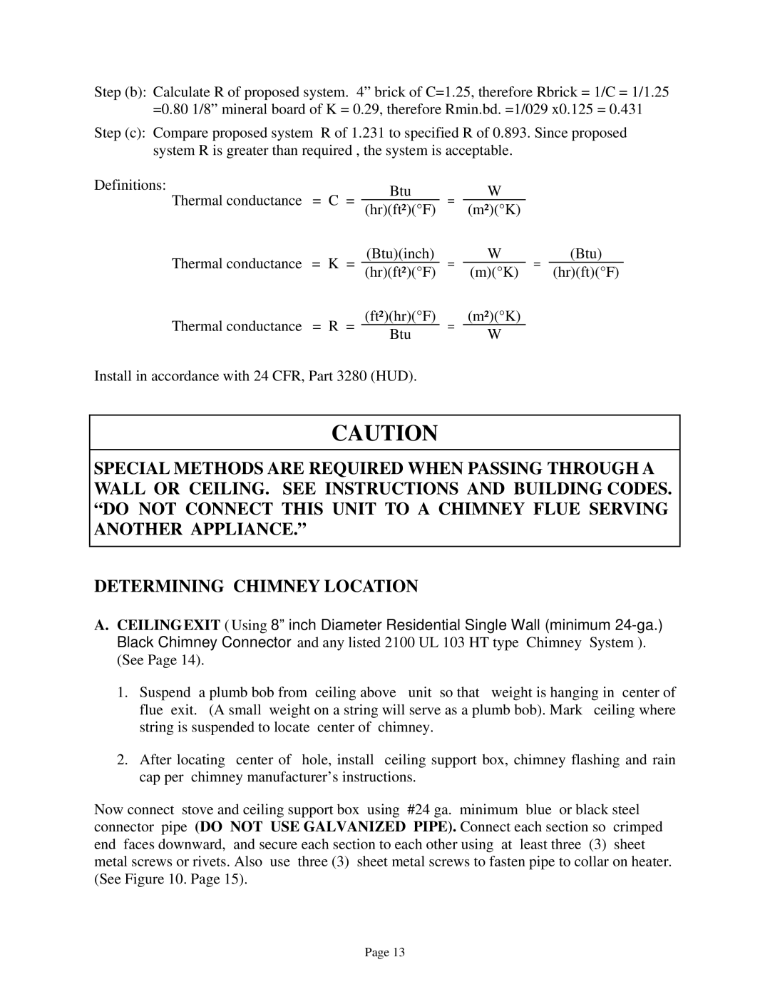 New Buck Corporation 94NC installation instructions 