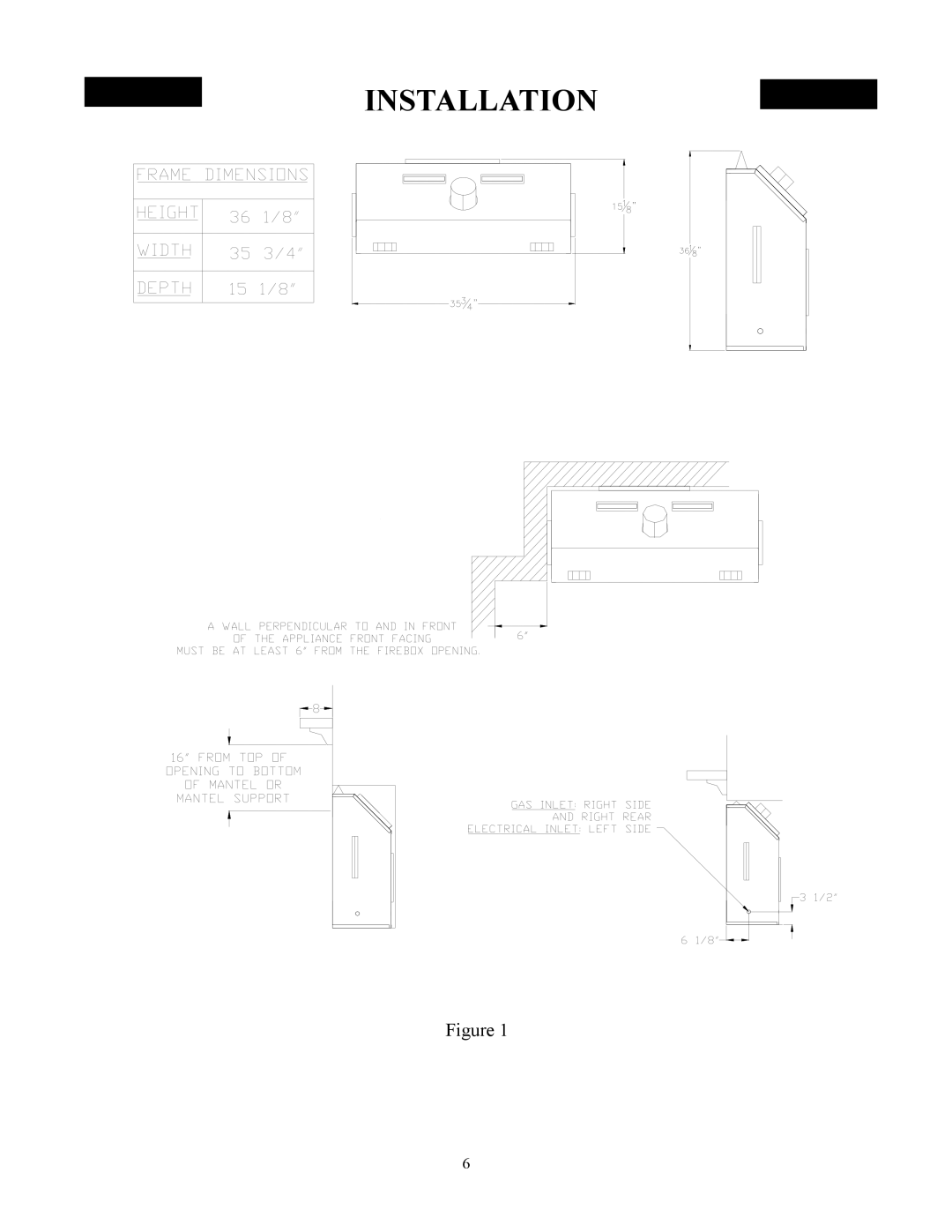 New Buck Corporation DV23ZC manual Installation 