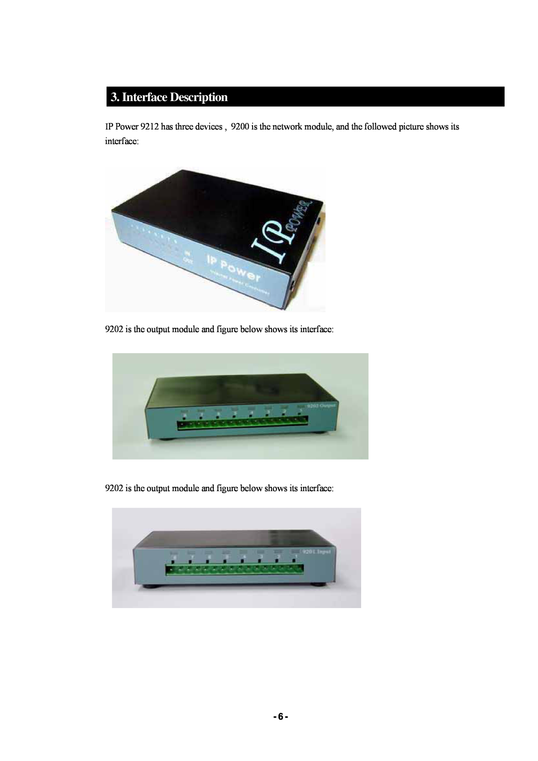 New Media Technology 9212 manual Interface Description, is the output module and figure below shows its interface 