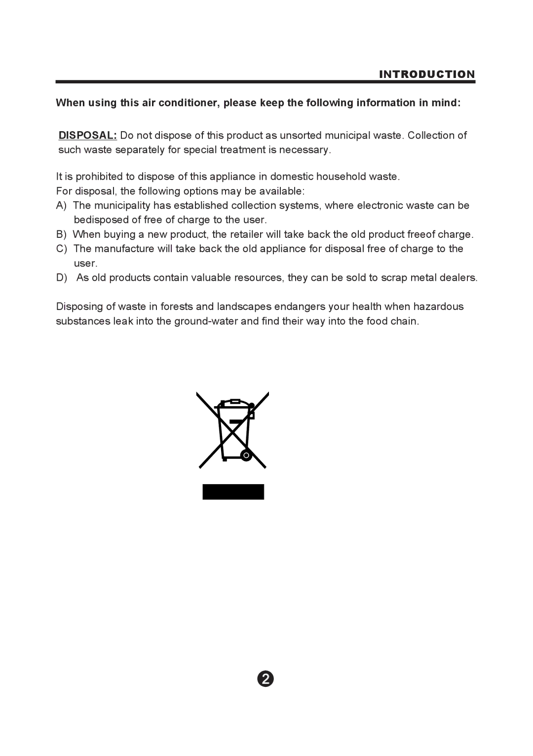 NewAir AC-12100E owner manual Introduction 