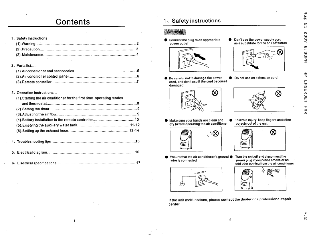 NewAir ACP-1000E manual 