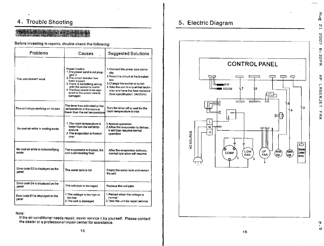 NewAir ACP-1000E manual 