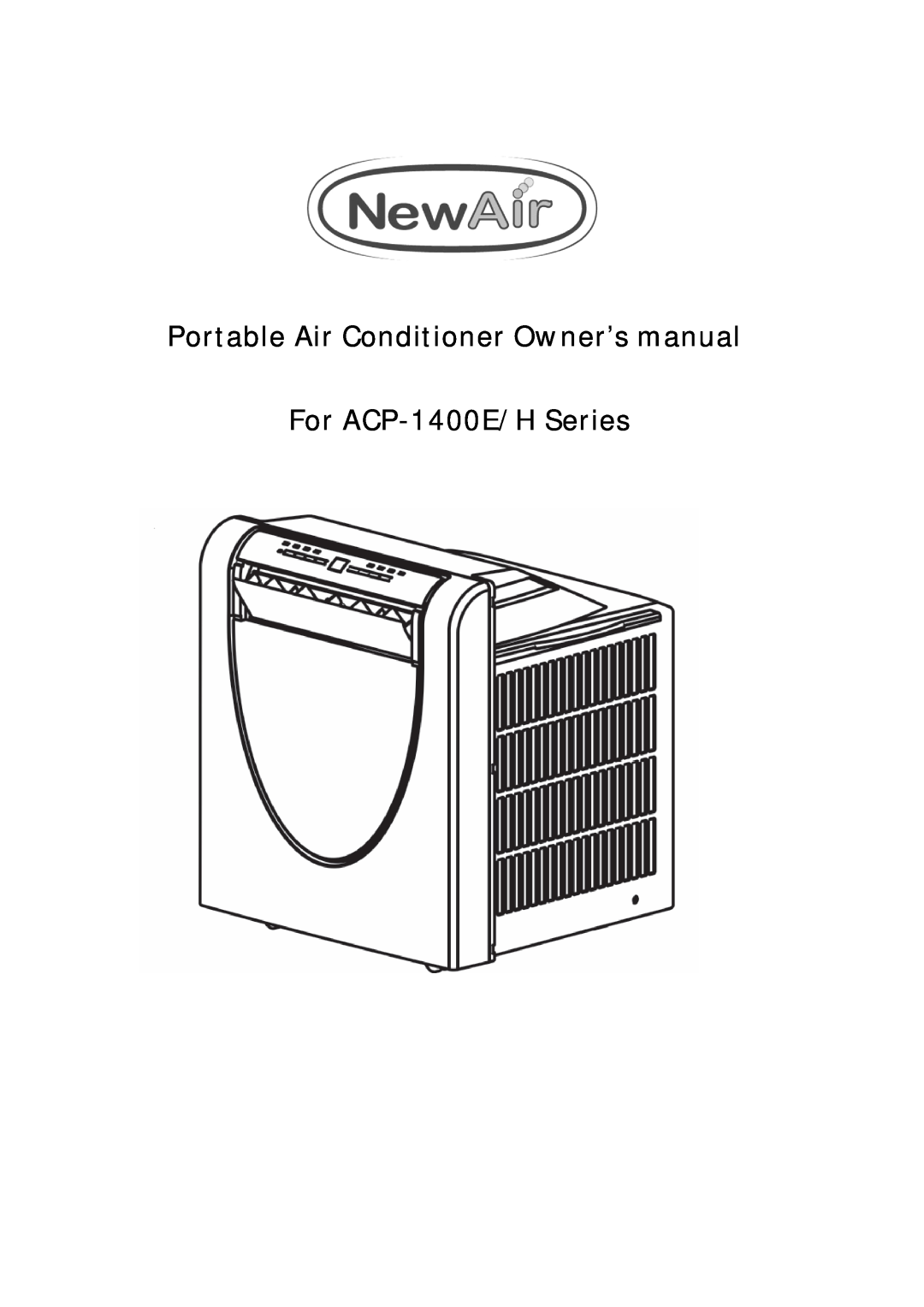 NewAir owner manual For ACP-1400E/HSeries 