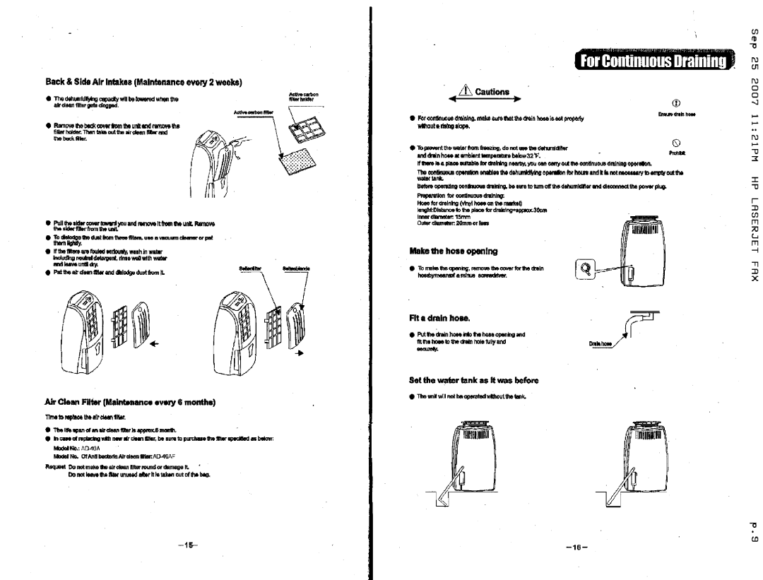 NewAir AD-40A manual 