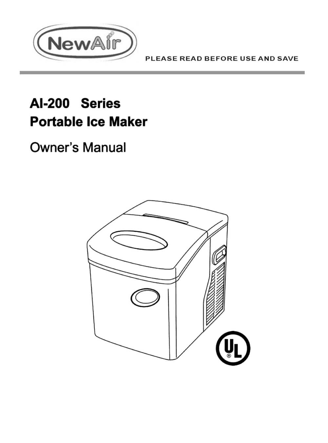 NewAir AI-200 manual 