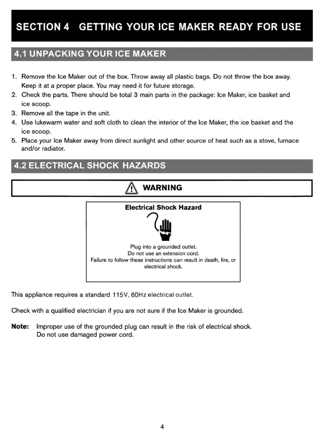 NewAir AI-200 manual 