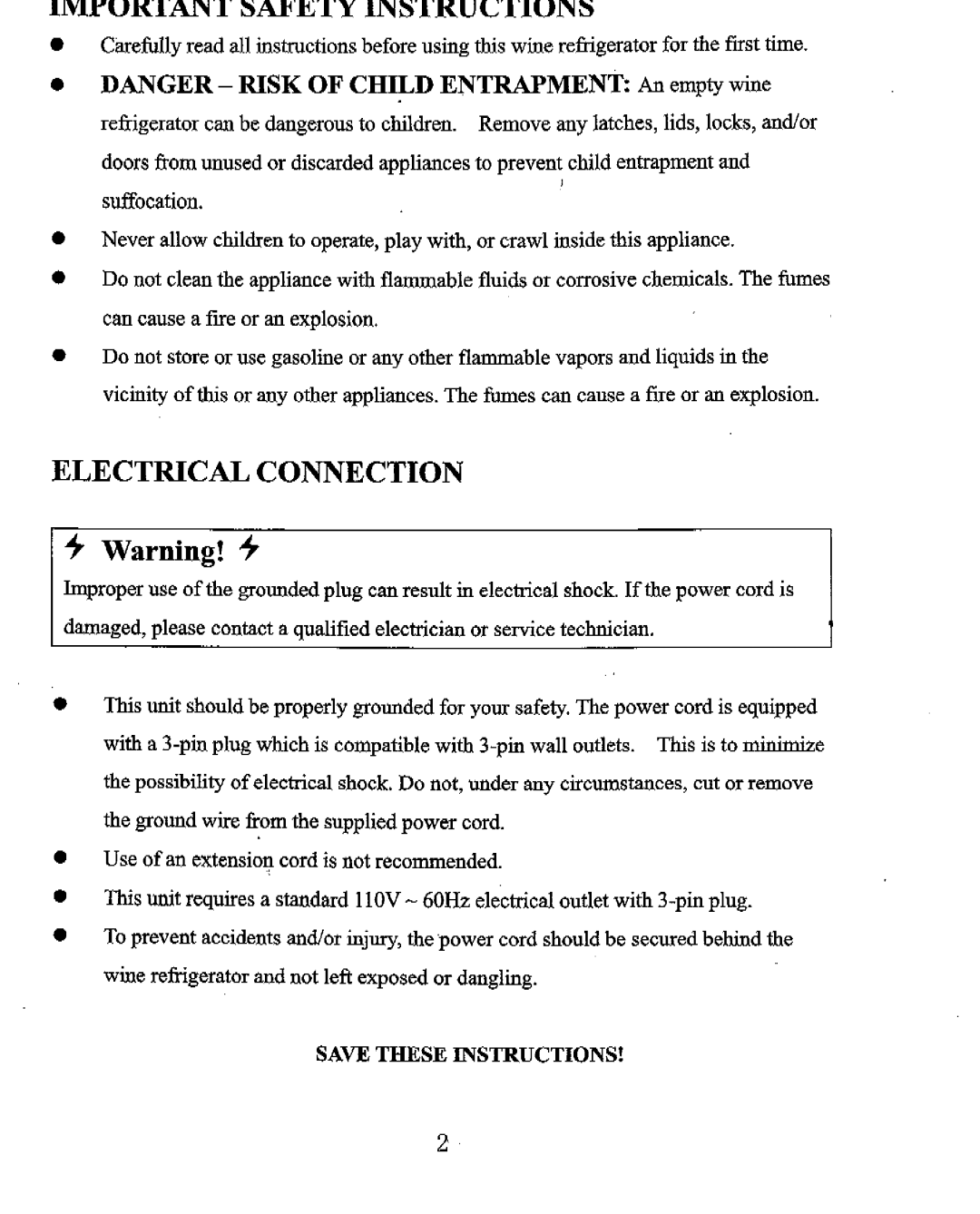 NewAir AW-281E manual 