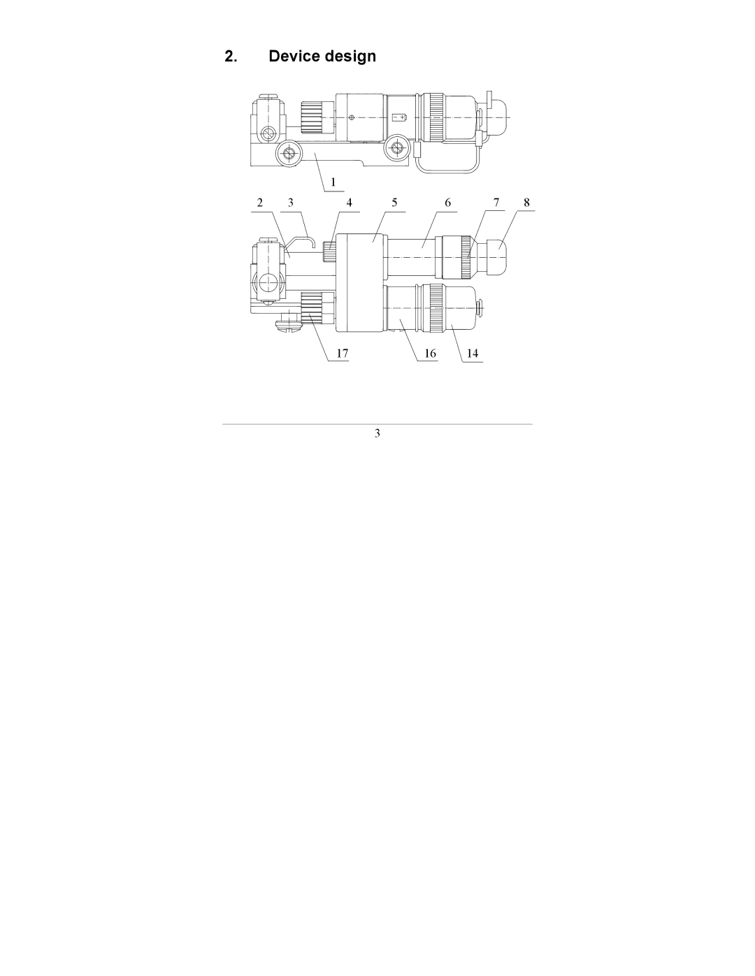 Newcon Optik LAM 10M IR operation manual Device design 