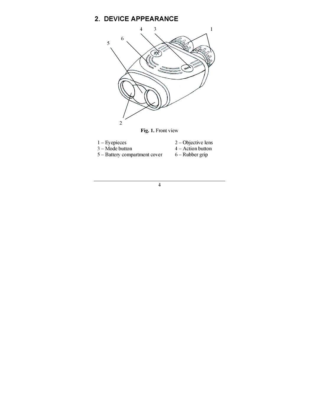 Newcon Optik LRB 3000PRO operation manual Device Appearance 