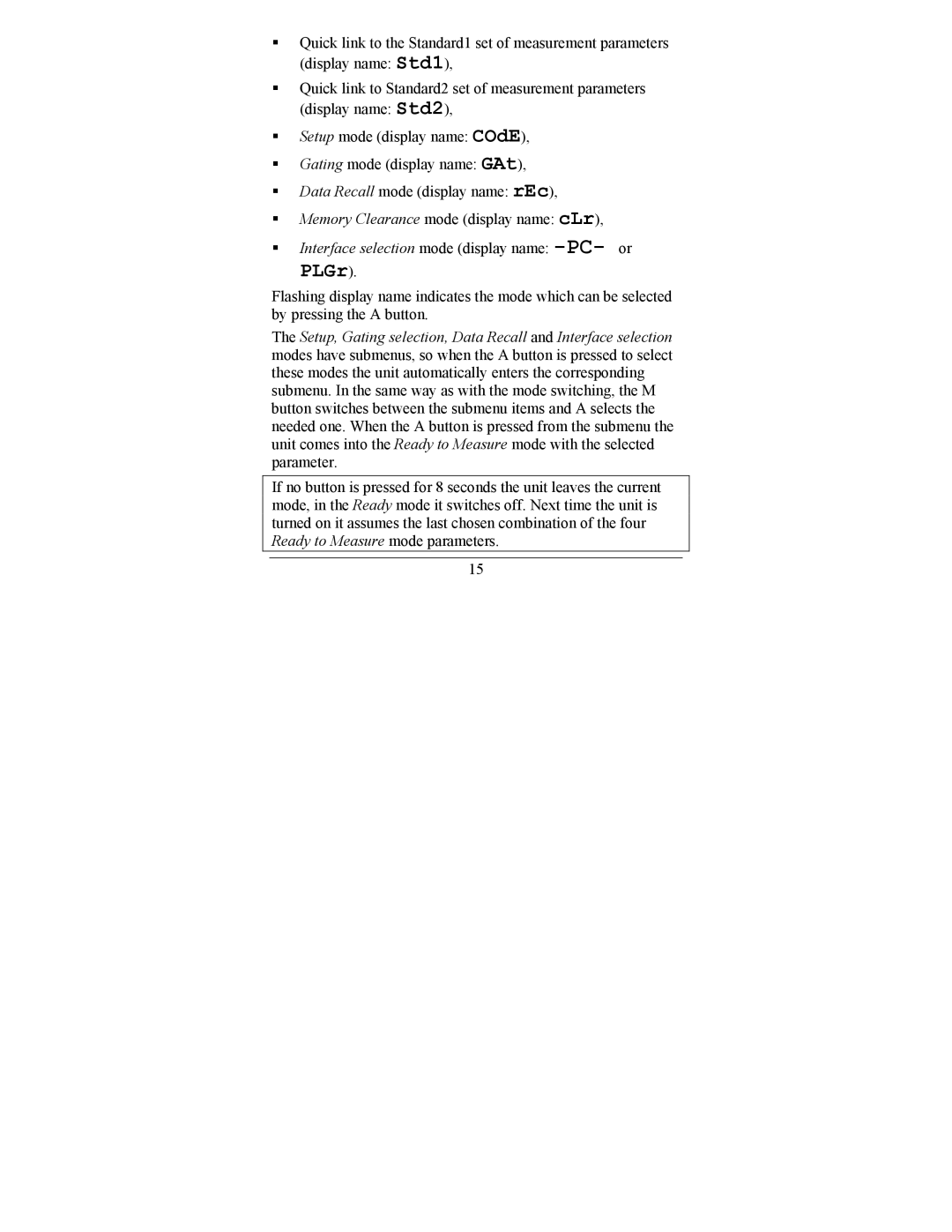 Newcon Optik LRF MOD 4EC operation manual PLGr 