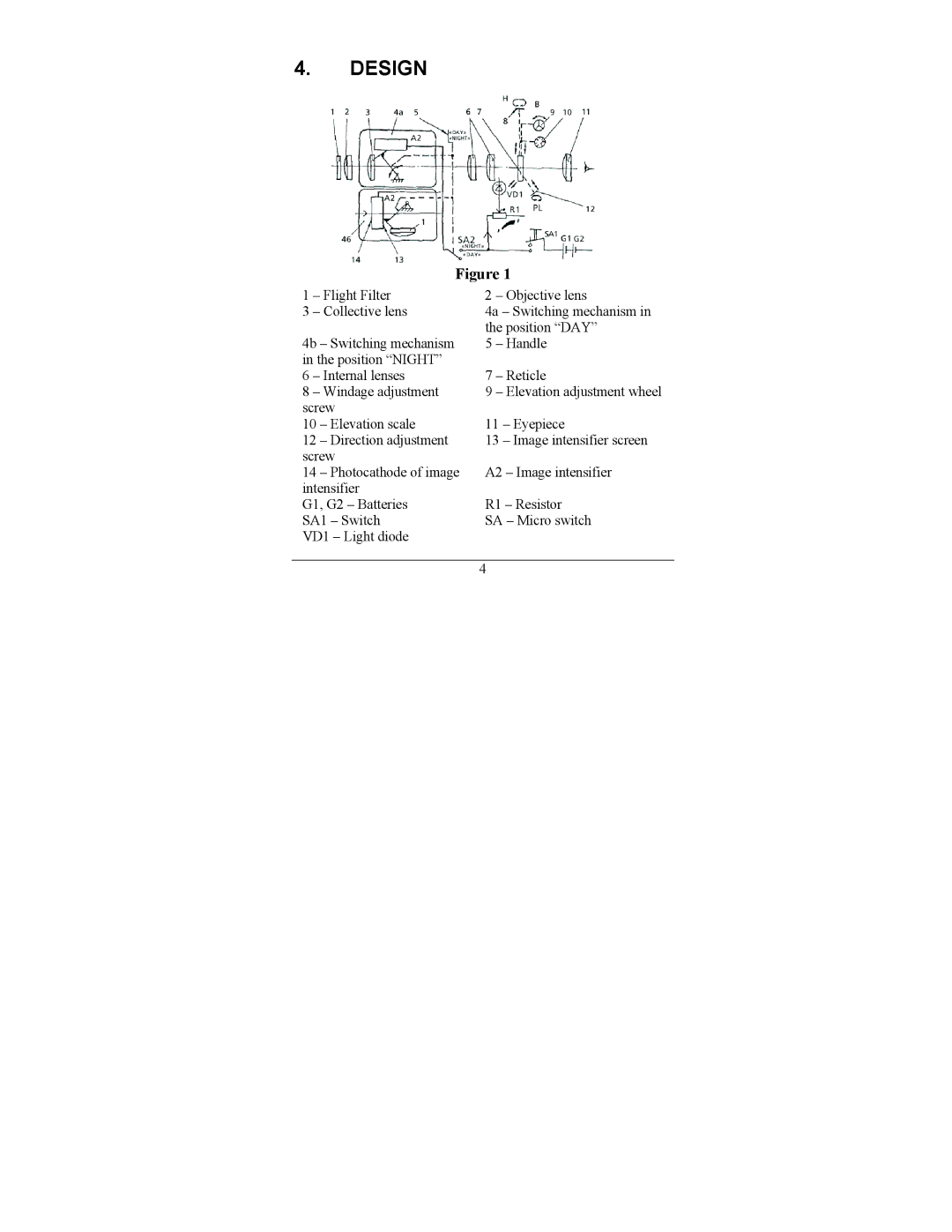 Newcon Optik NVS 10MG operation manual Design 