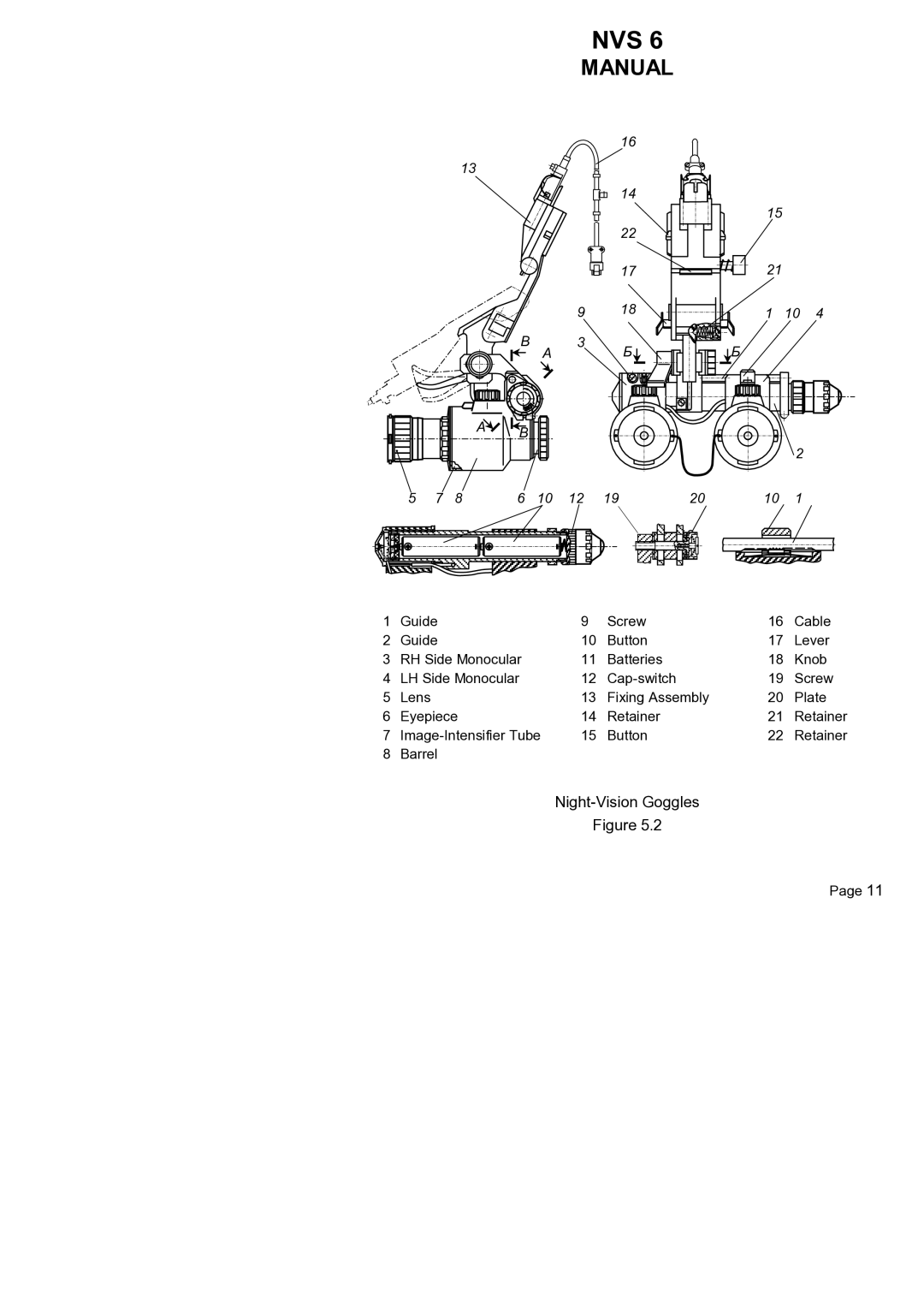 Newcon Optik NVS 6 operation manual Manual 