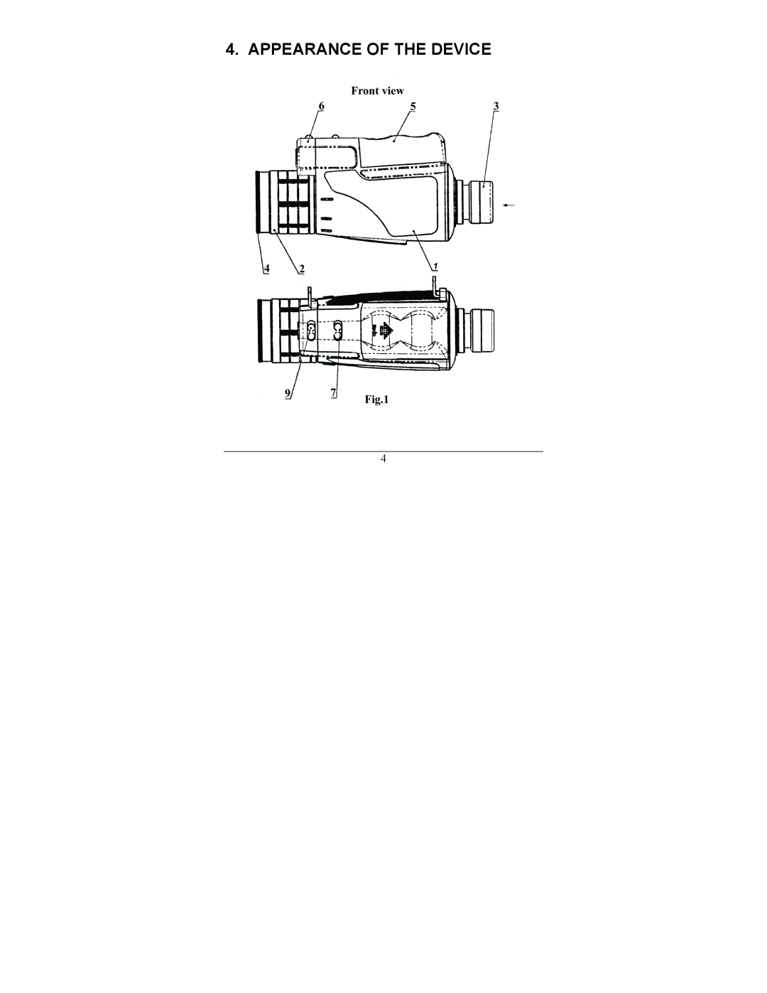 Newcon Optik PYGMY 2M operation manual Appearance of the Device 