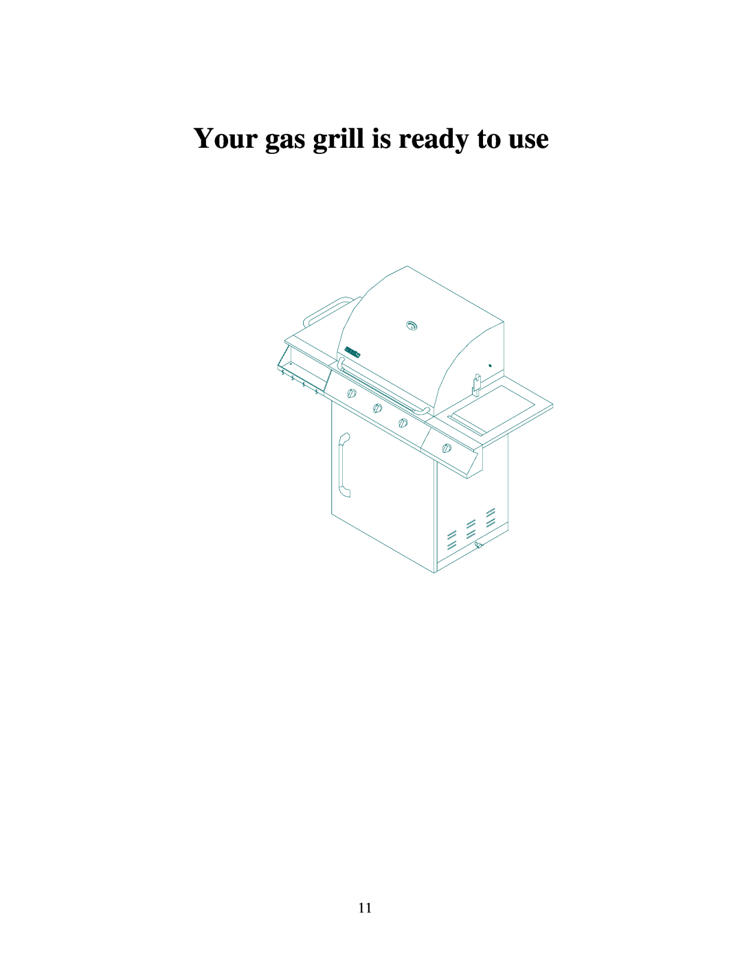 Nexgrill 720-0125-LP manual Your gas grill is ready to use 
