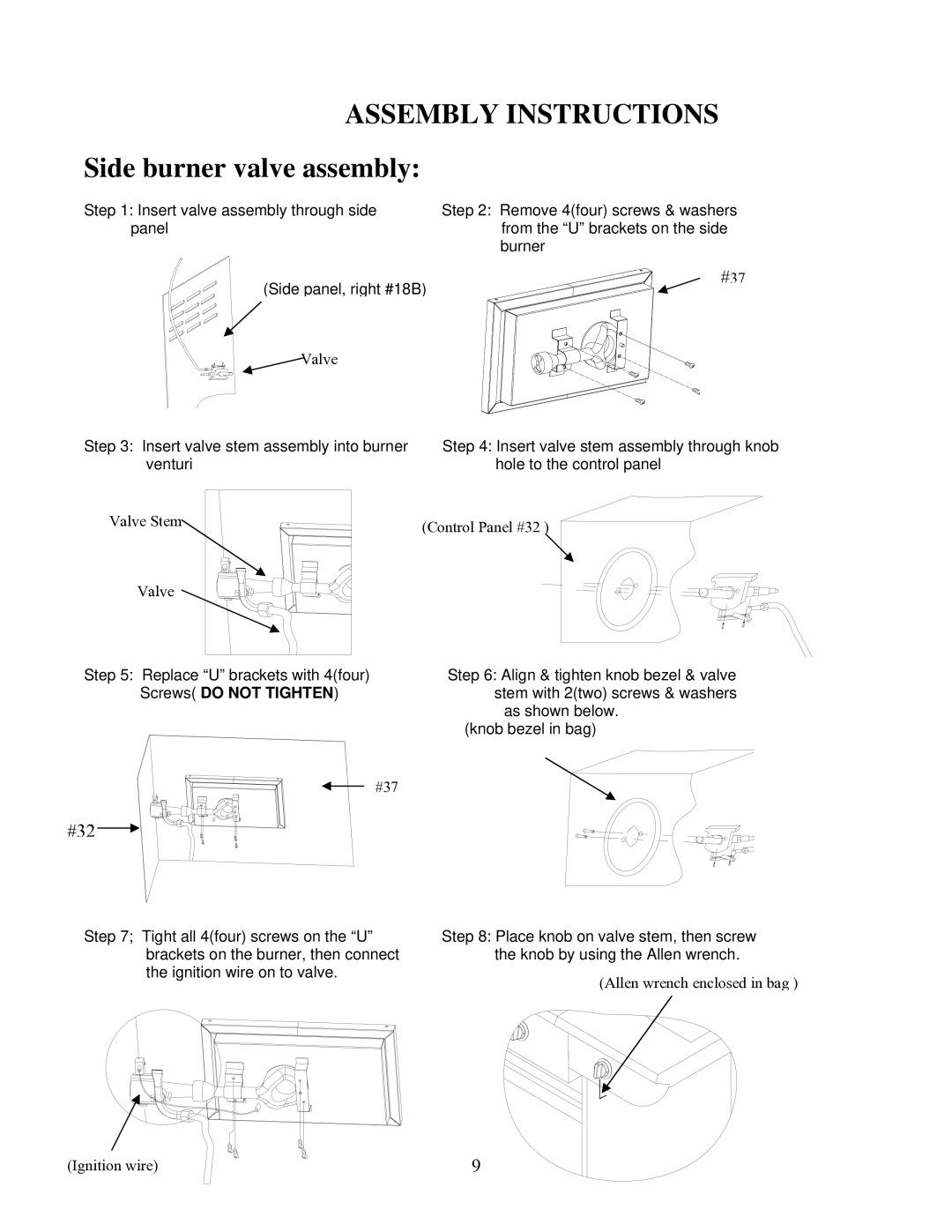 Nexgrill 720-0230 manual Assembly Instructions 