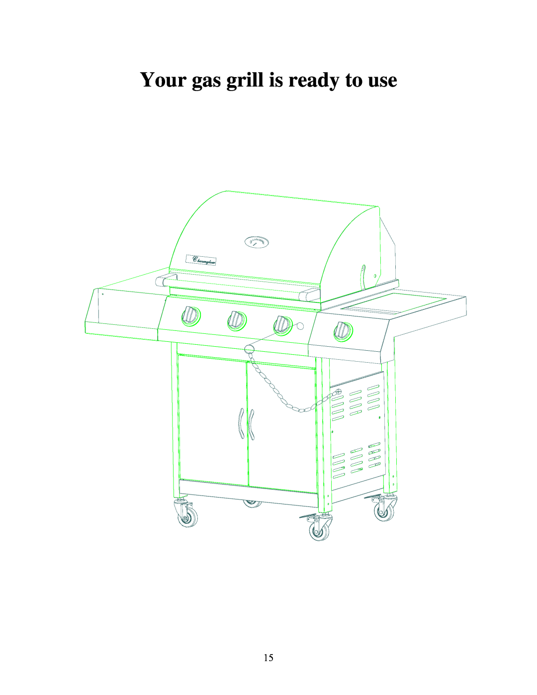 Nexgrill 720-0230 manual Your gas grill is ready to use 