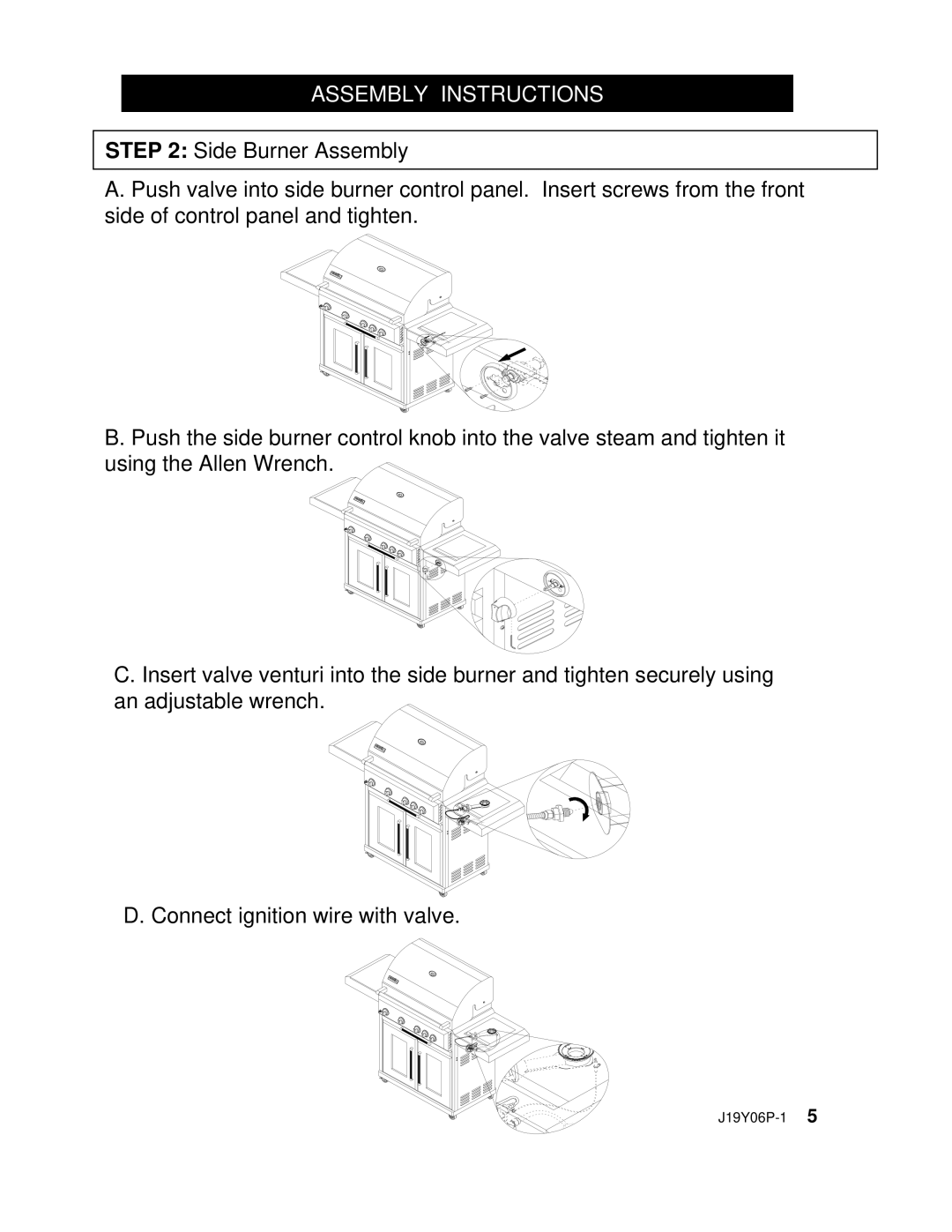 Nexgrill 720-0439 operating instructions Assembly Instructions 