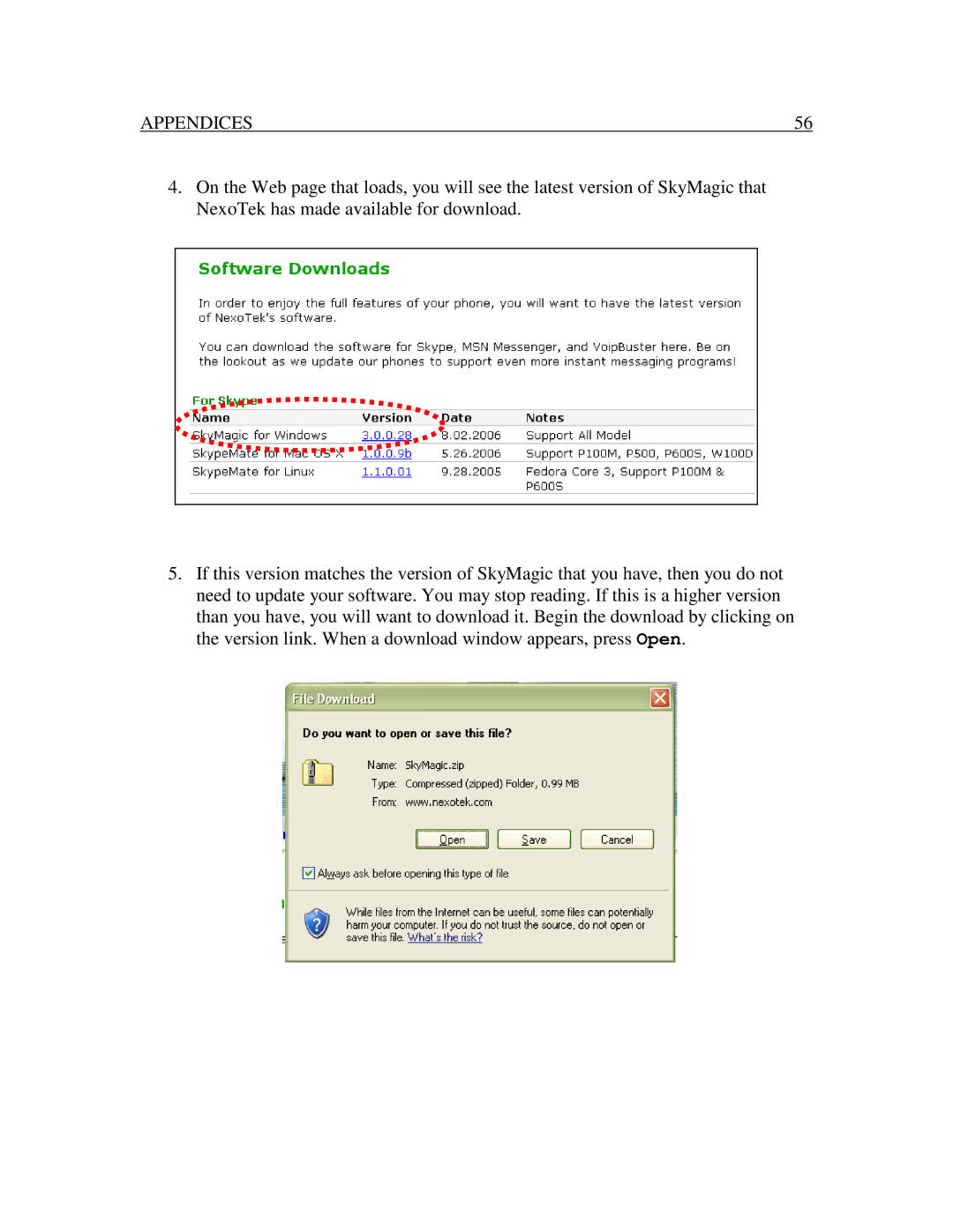 Nexotek NT-B300 manual Appendices 