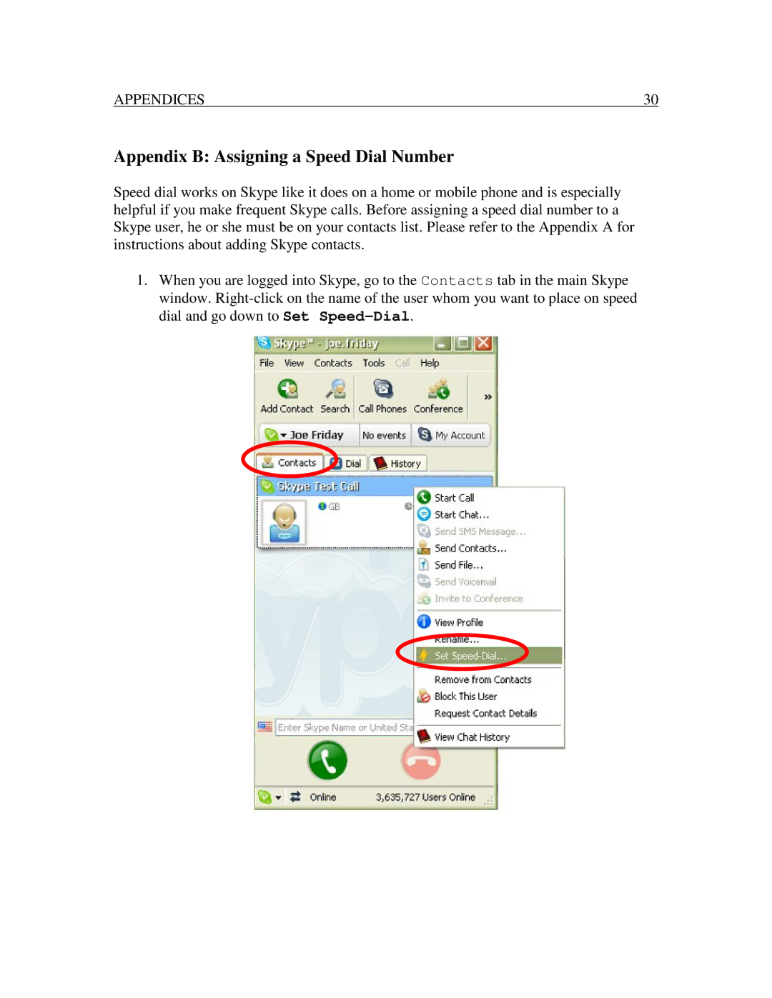 Nexotek NT-P100M manual AppendixBAssigningaSpeedDialNumber 