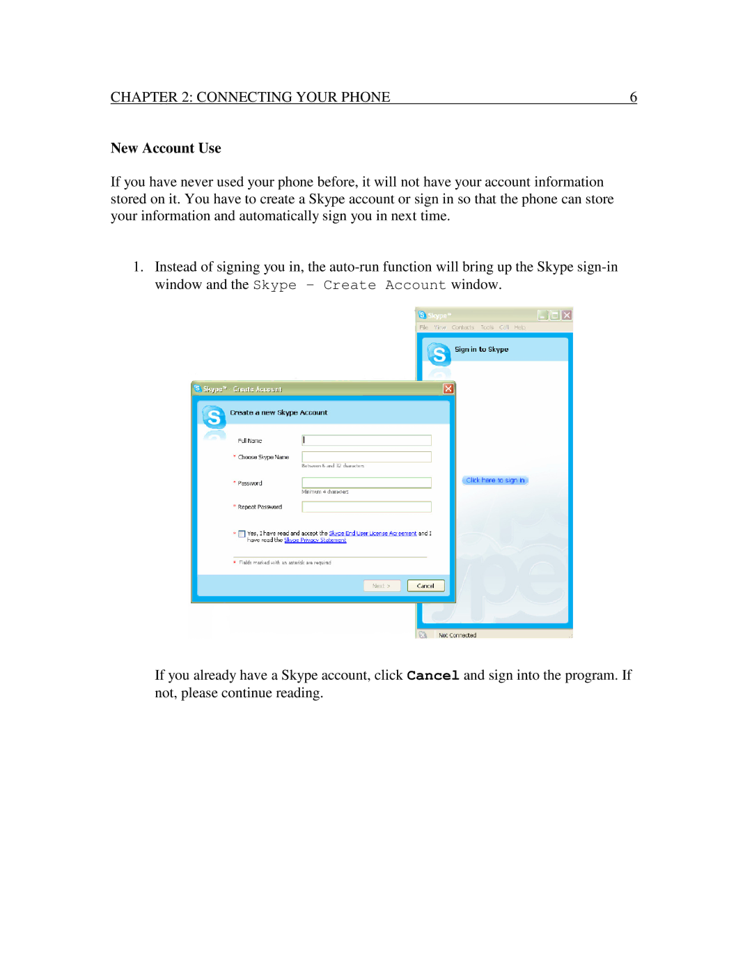 Nexotek NT-P100M manual NewAccountUse 