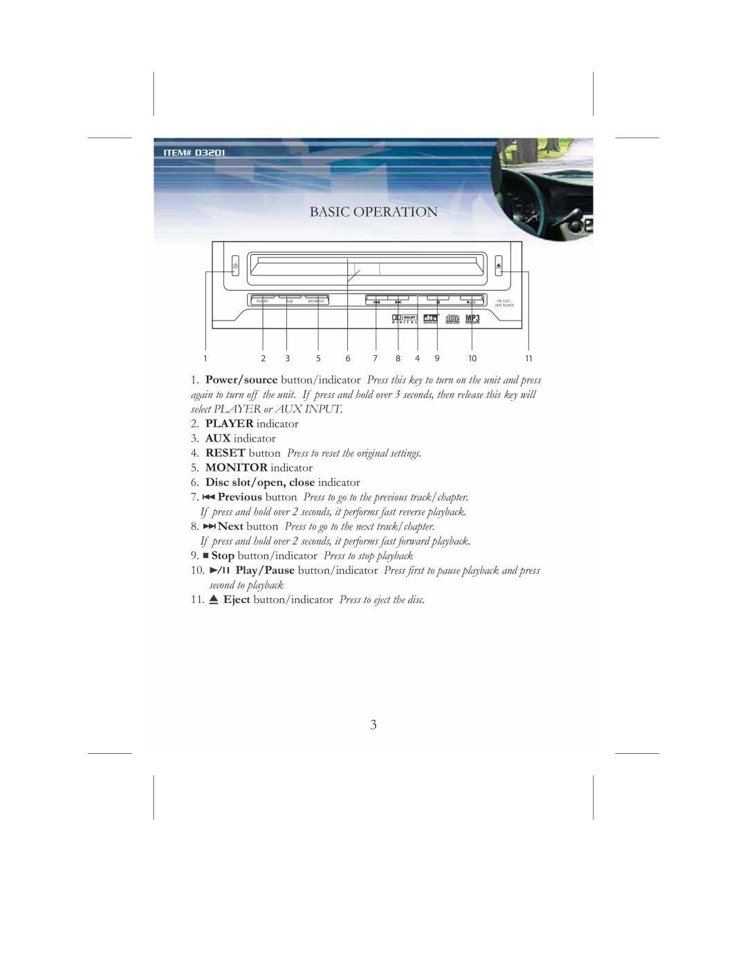 Nextar D3201 instruction manual $6,&235$7,21, 3/$5LQGLFDWRU $8LQGLFDWRU 