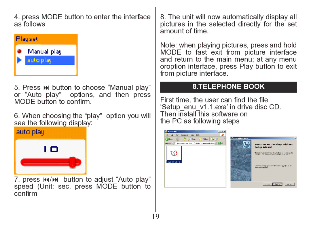 Nextar MA206 instruction manual TELePHONE Book 