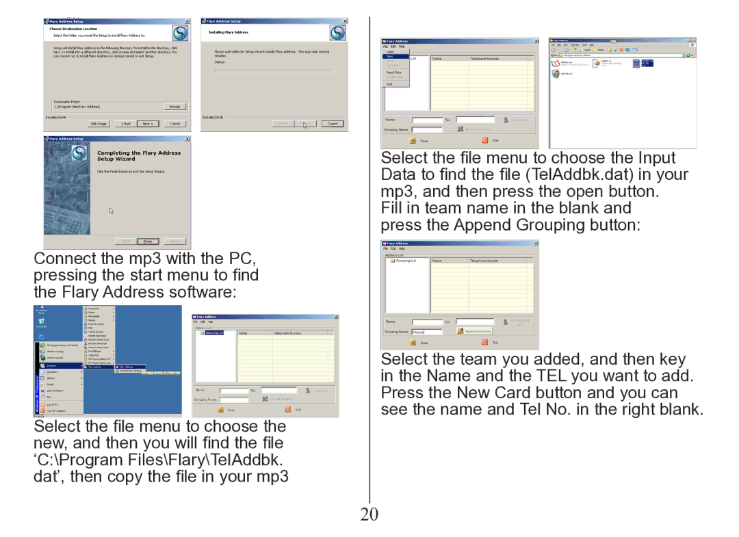 Nextar MA206 instruction manual 