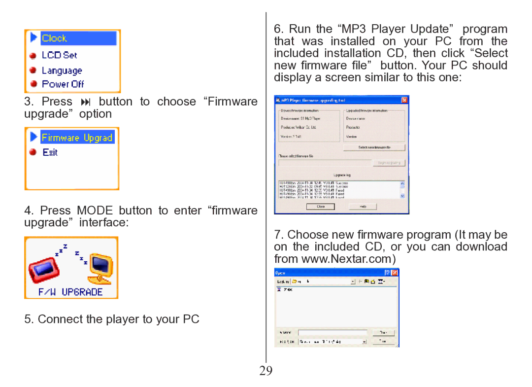 Nextar MA206 instruction manual 