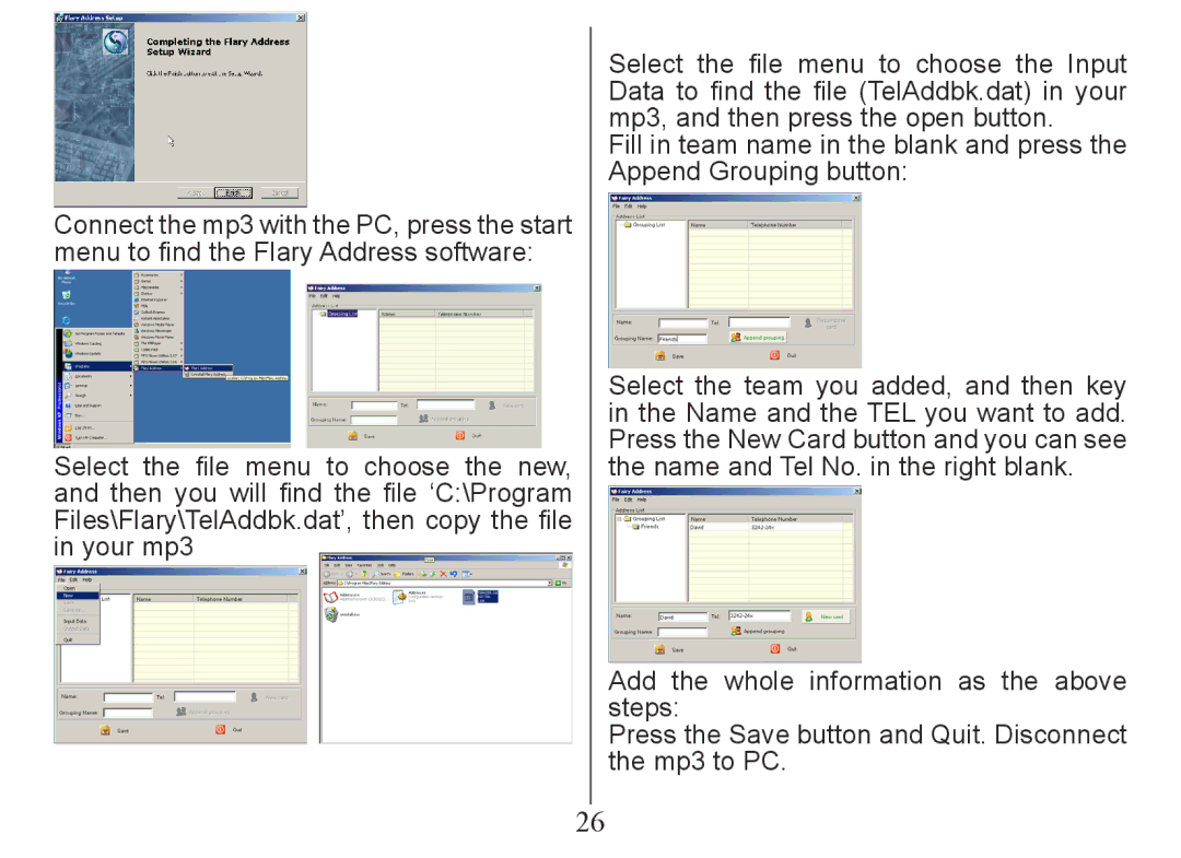 Nextar MA230 instruction manual 