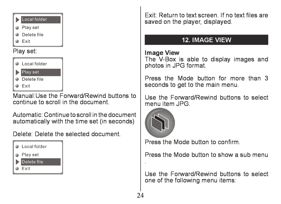 Nextar MA230 instruction manual Image View 
