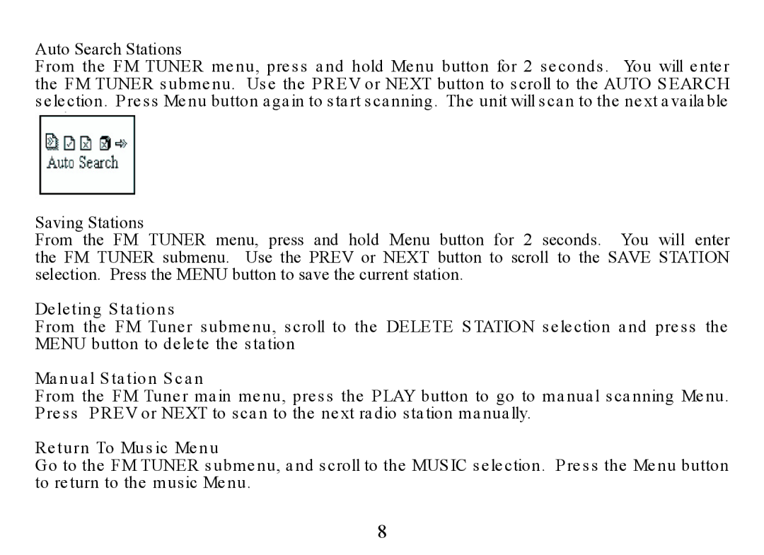 Nextar MA323 instruction manual 